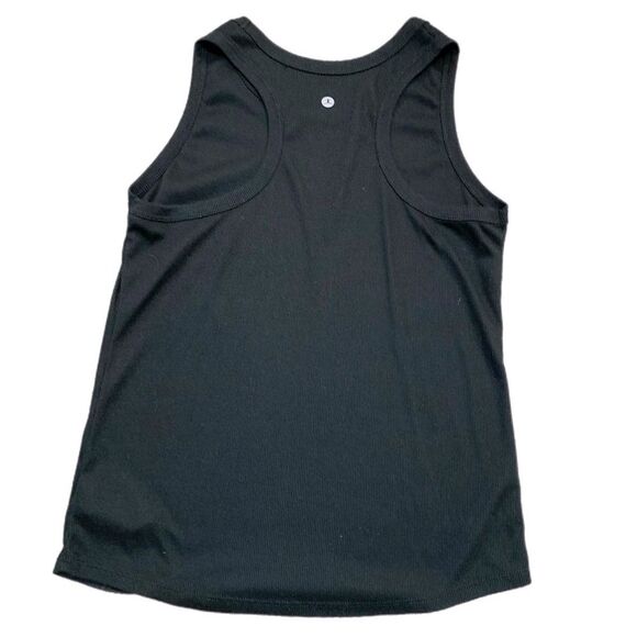 DANSKIN Tank Top Women’s Small Black Ribbed Round Neck. - Picture 2 of 9